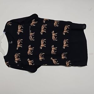 Forever 21 Tiger Print Top Size S Oversized Sleeveless
